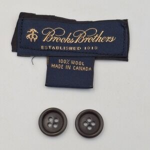 Set Of 2 Buttons Brooks‎ Brothers Black Replacement Dress Pants